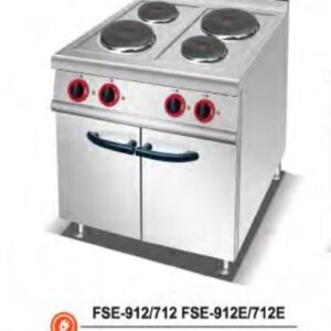 4 PLATE ELECTRIC COOKER WITH CABINET