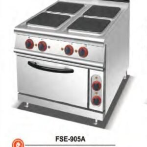 4 PLATE ELECTRIC COOKER WITH OVEN