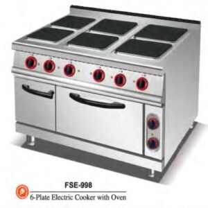 6 PLATE ELECTRIC COOKER WITH OVEN