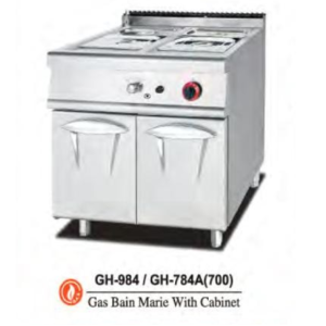 GAS BAIN MARIE WITH CABINET